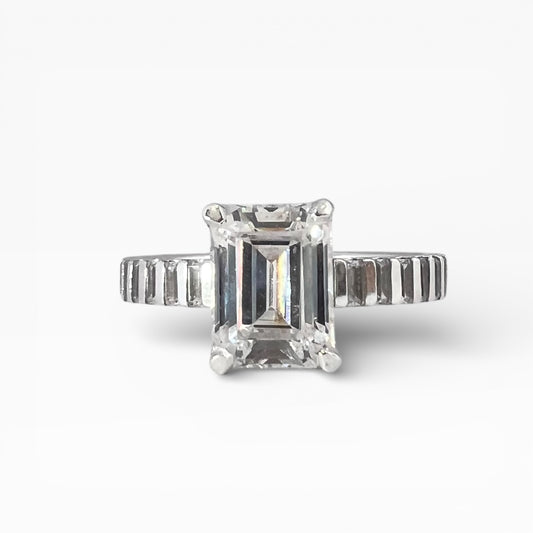 e. scott nuptials... The Fluted Engagement Ring