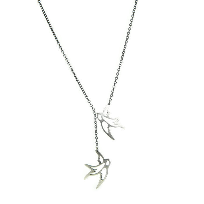 flying birds necklace - e. scott originals