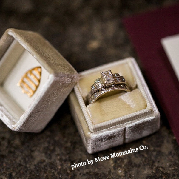 e. scott nuptials... The Deco Sparkle Wedding Ring