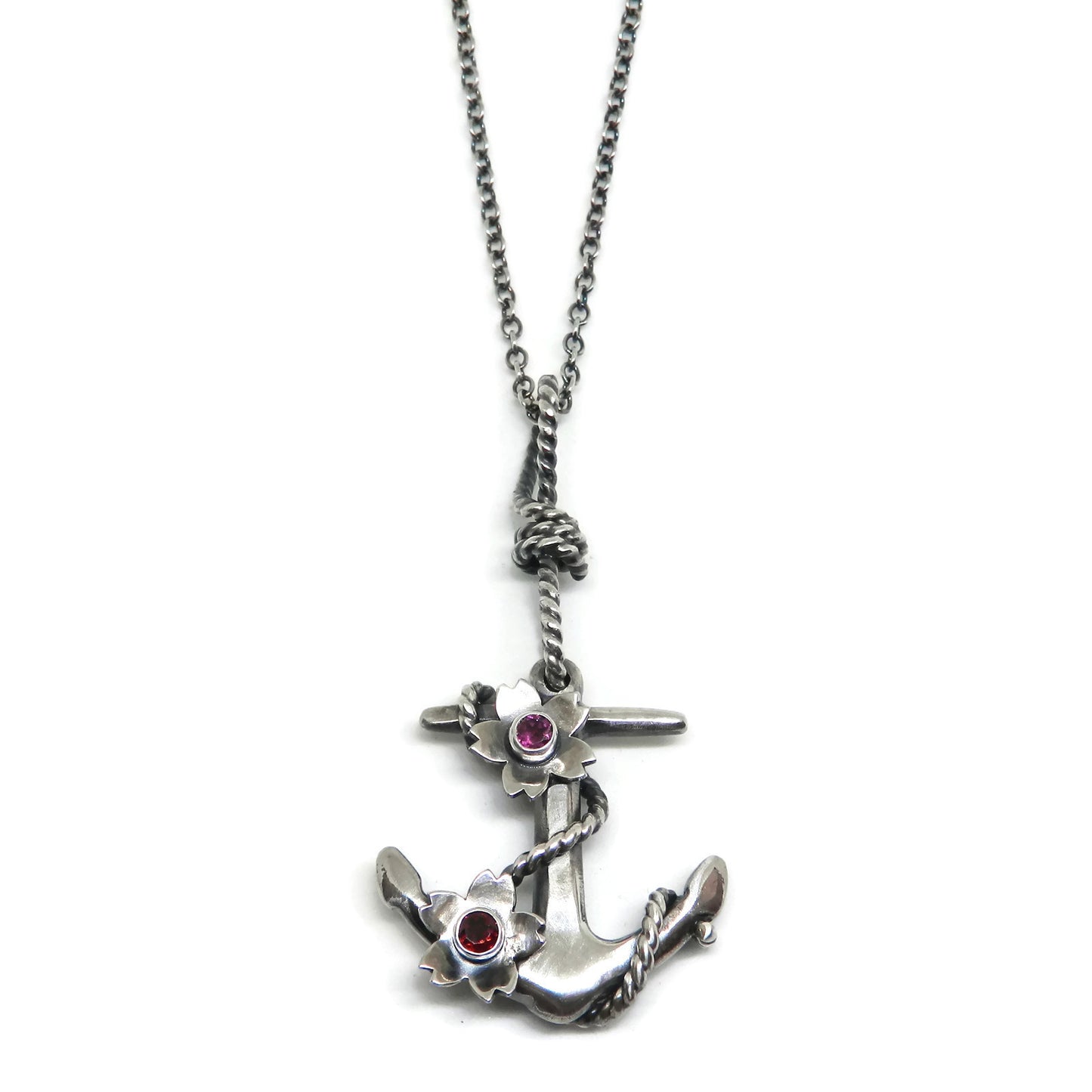 Anchor & Blossoms Necklace