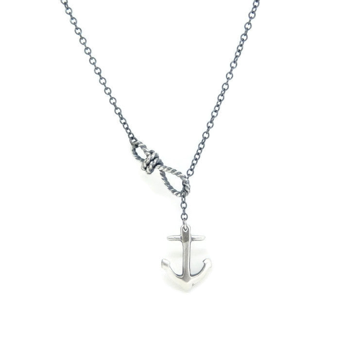 medium anchor toggle necklace - e. scott originals