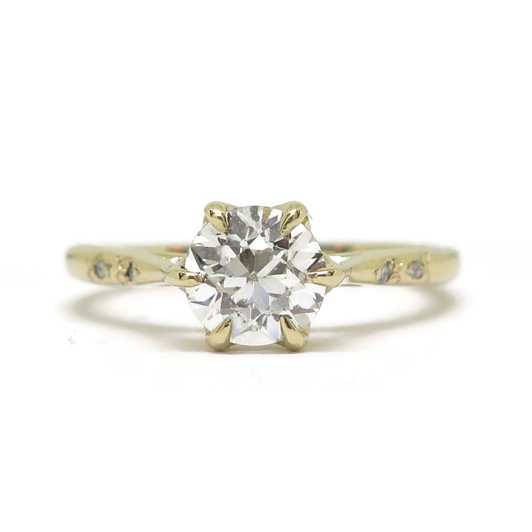 e. scott nuptials... The Dainty Flora Engagement Ring