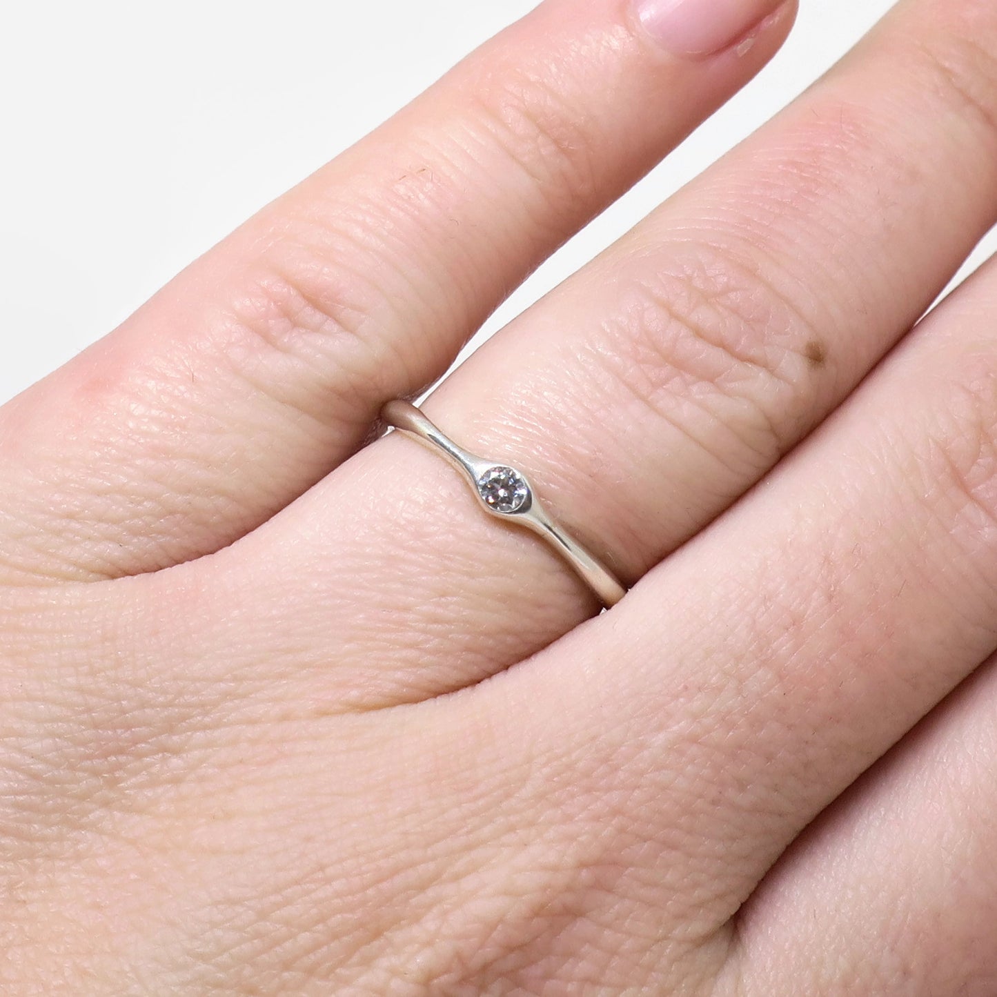 e. scott nuptials... The Single Droplet Engagement Ring