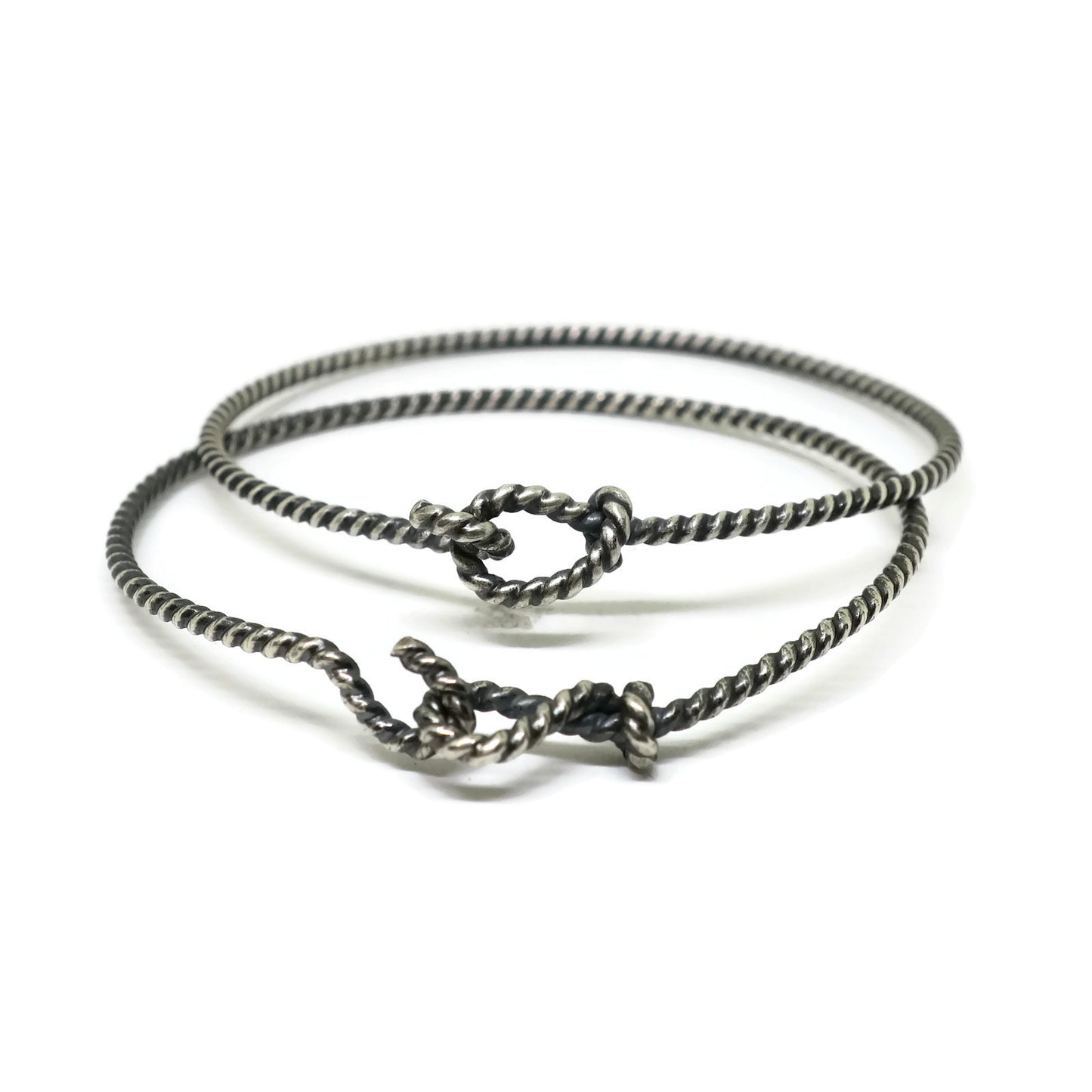 forget-me-knot rope bangle