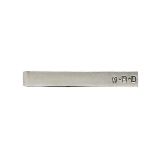 custom initials tie bar