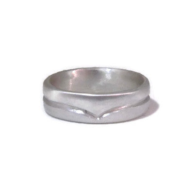 e. scott nuptials... The Point Impression Wide Wedding Ring
