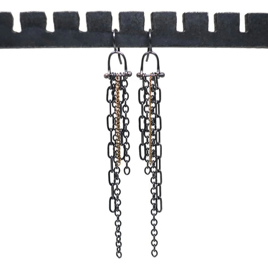 Riptide Earrings- Hint of Gold