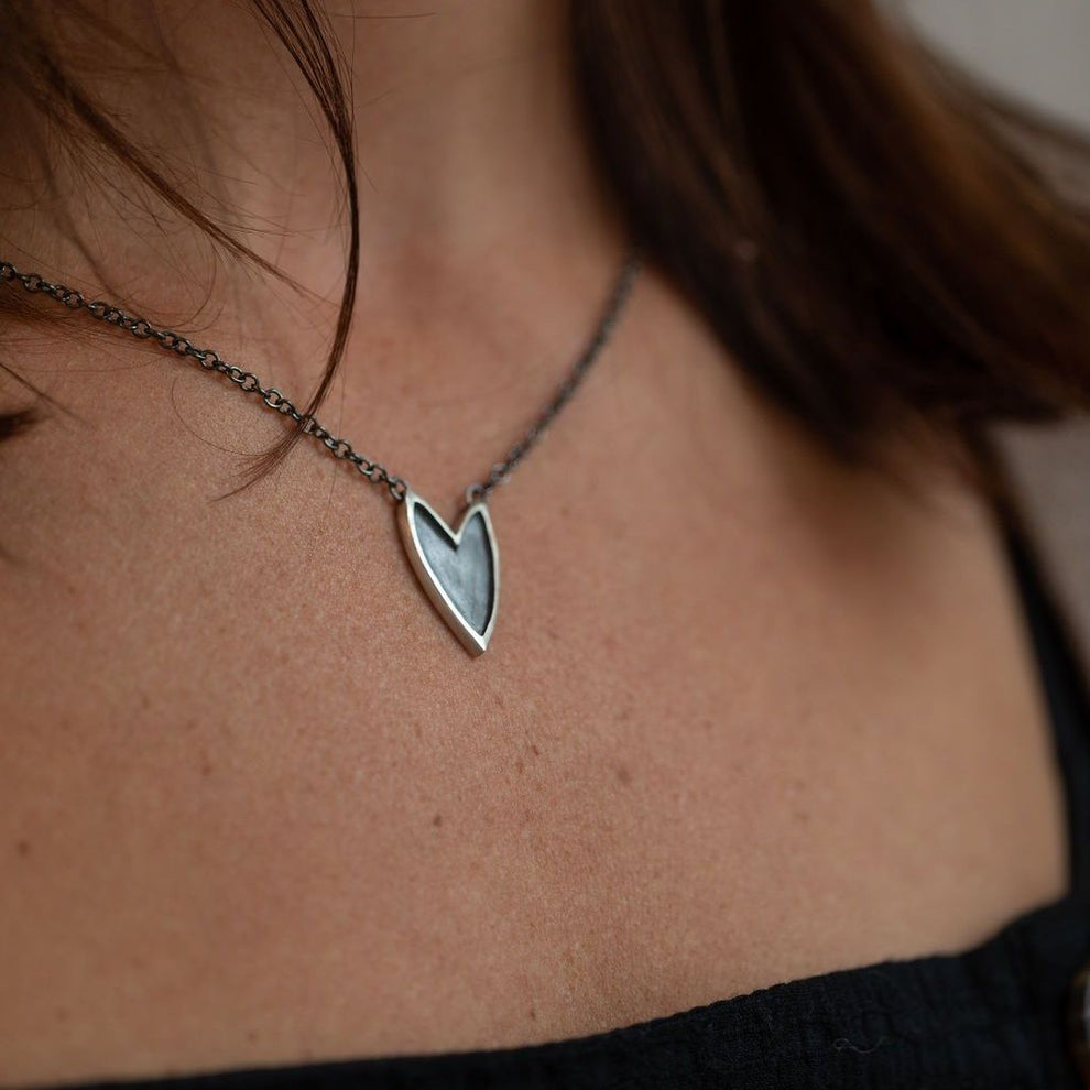 Shielded heart necklace – e. scott originals