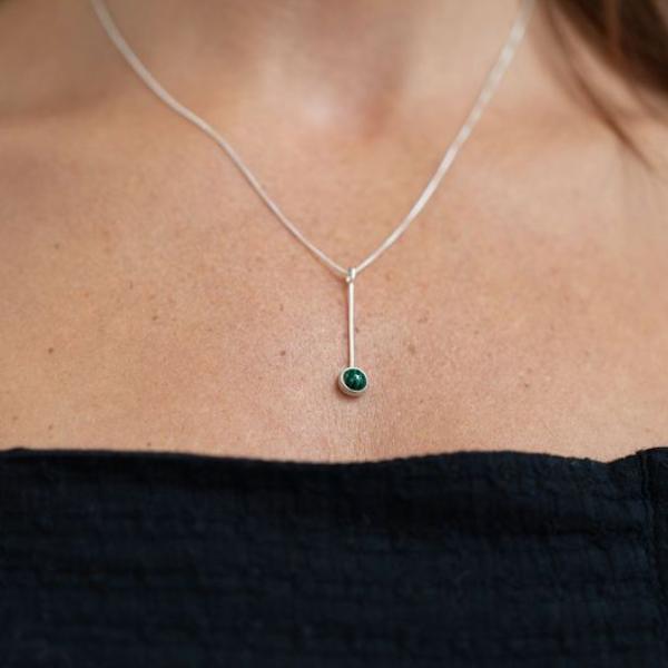Splash Necklace- Various Gemstones