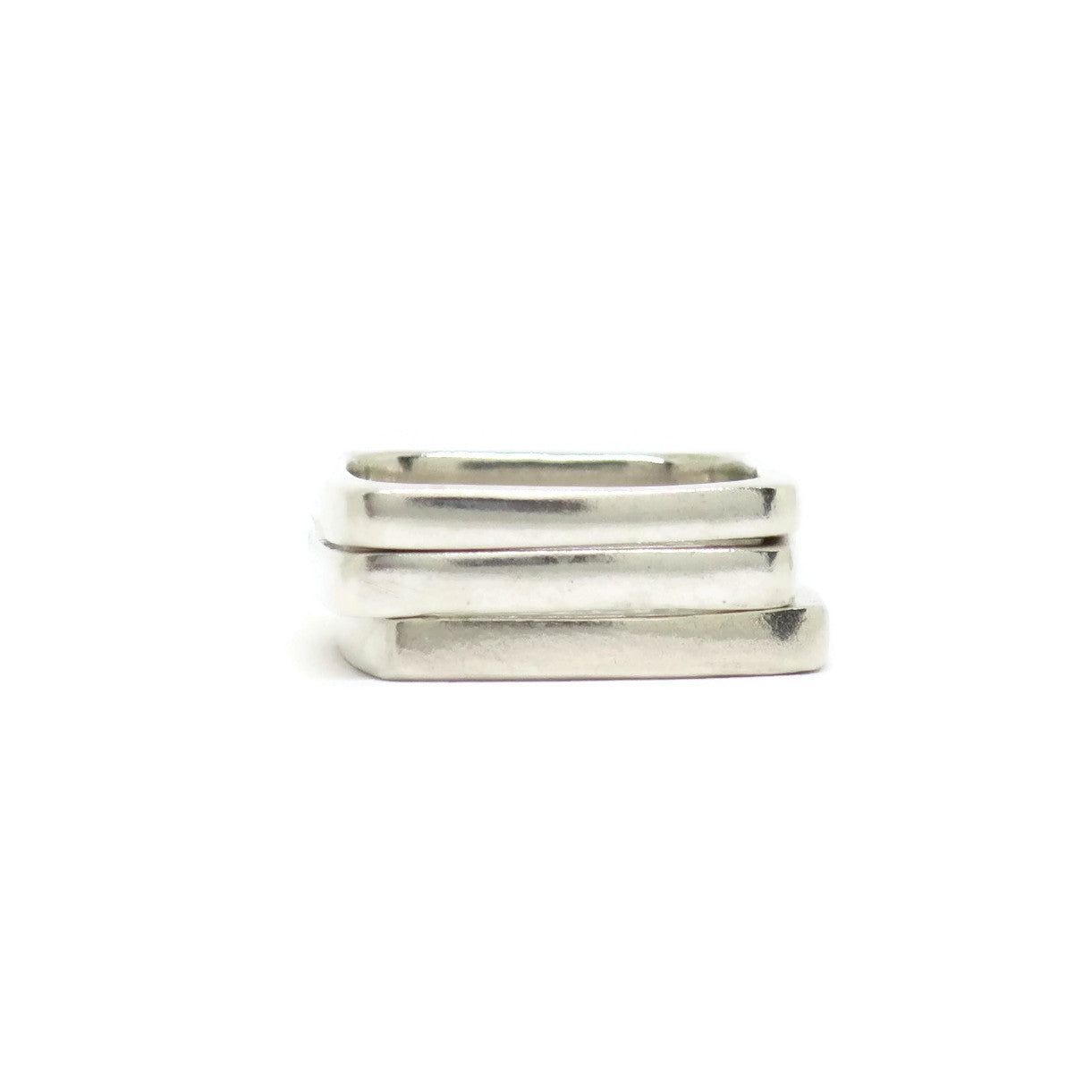 square stack rings – e. scott originals