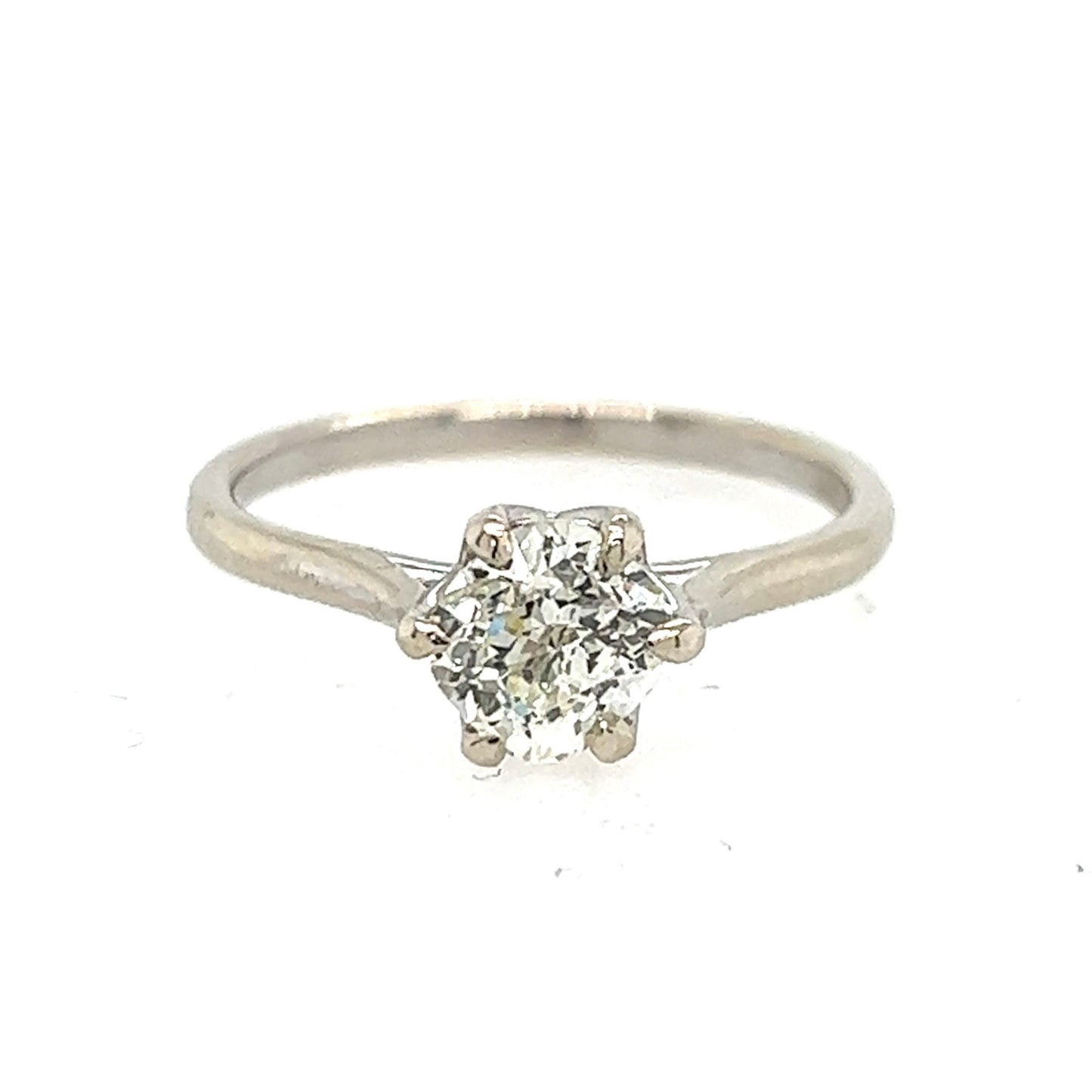 The Dainty Flora- 1.04ct Crown Jubilee Diamond & 14k White Gold
