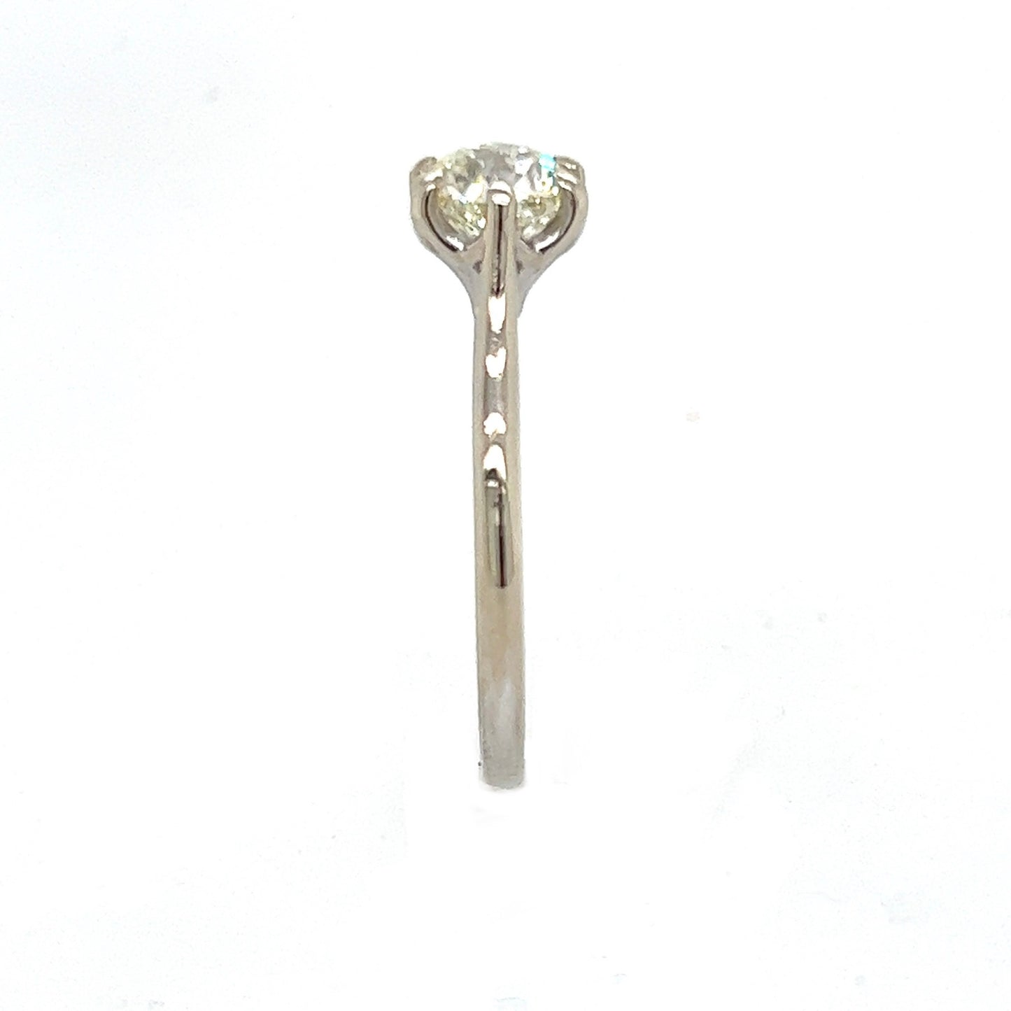 The Dainty Flora- 1.04ct Crown Jubilee Diamond & 14k White Gold