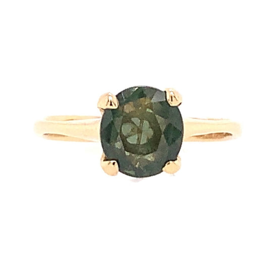 The Woven Tapered- Australian Sapphire & 14k yellow gold